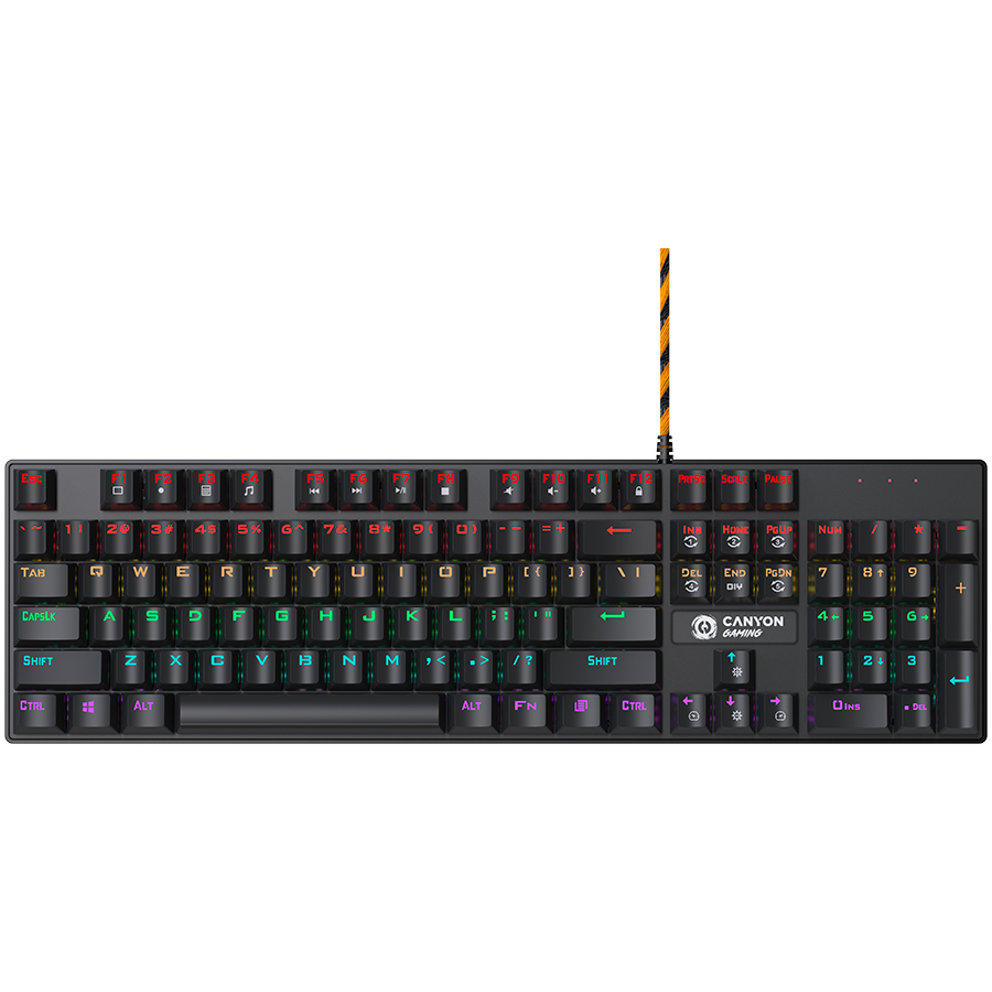 CANYON Canyon Deimos GK4, Wired black Mechanical keyboard with