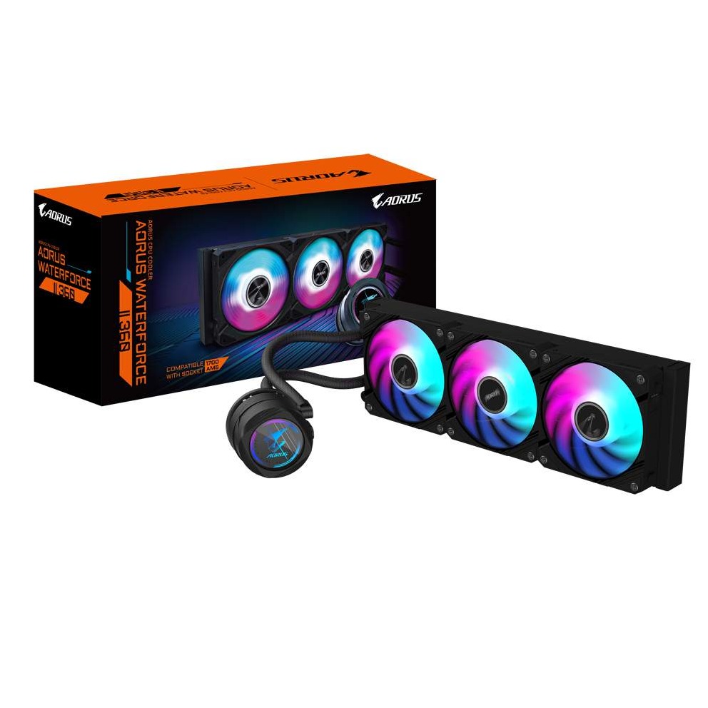 Gigabyte Aorus WF II 360mm G2Liquid Cooler, ARGB | Plus