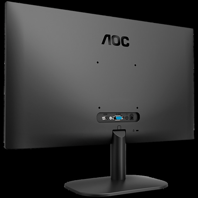 AOC Monitor LED 22B2H/EU, VA, 54.6 cm (21.5"), 1920 x 1080 pixels, HDMI, 3000:1, 75Hz, 8 Bit, sRGB 98%, Full HD, LED, 4 ms, Black