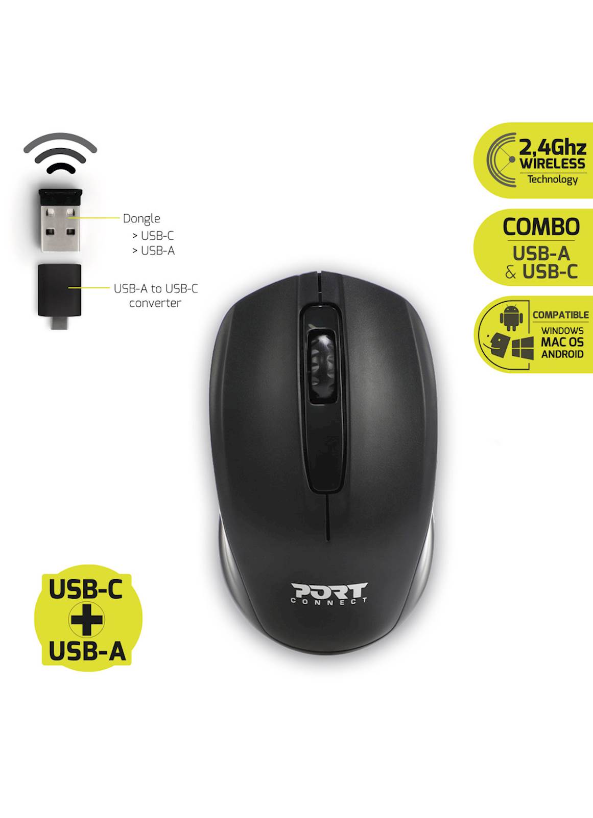 Miš Port WIRELESS BUDGET RETAIL