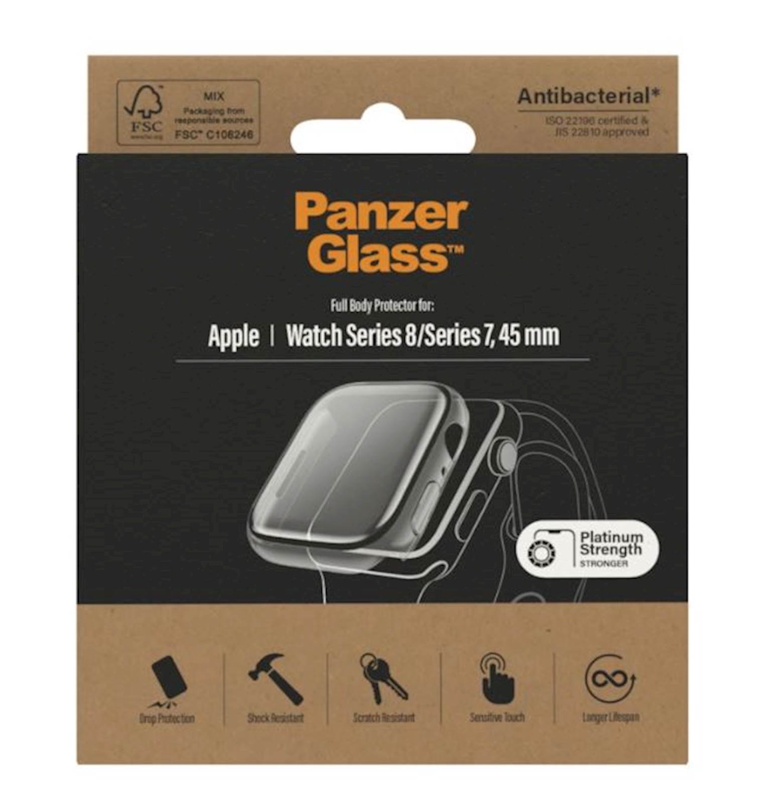 Zaštitni okvir PanzerGlass Apple watch 8/7 45mm
