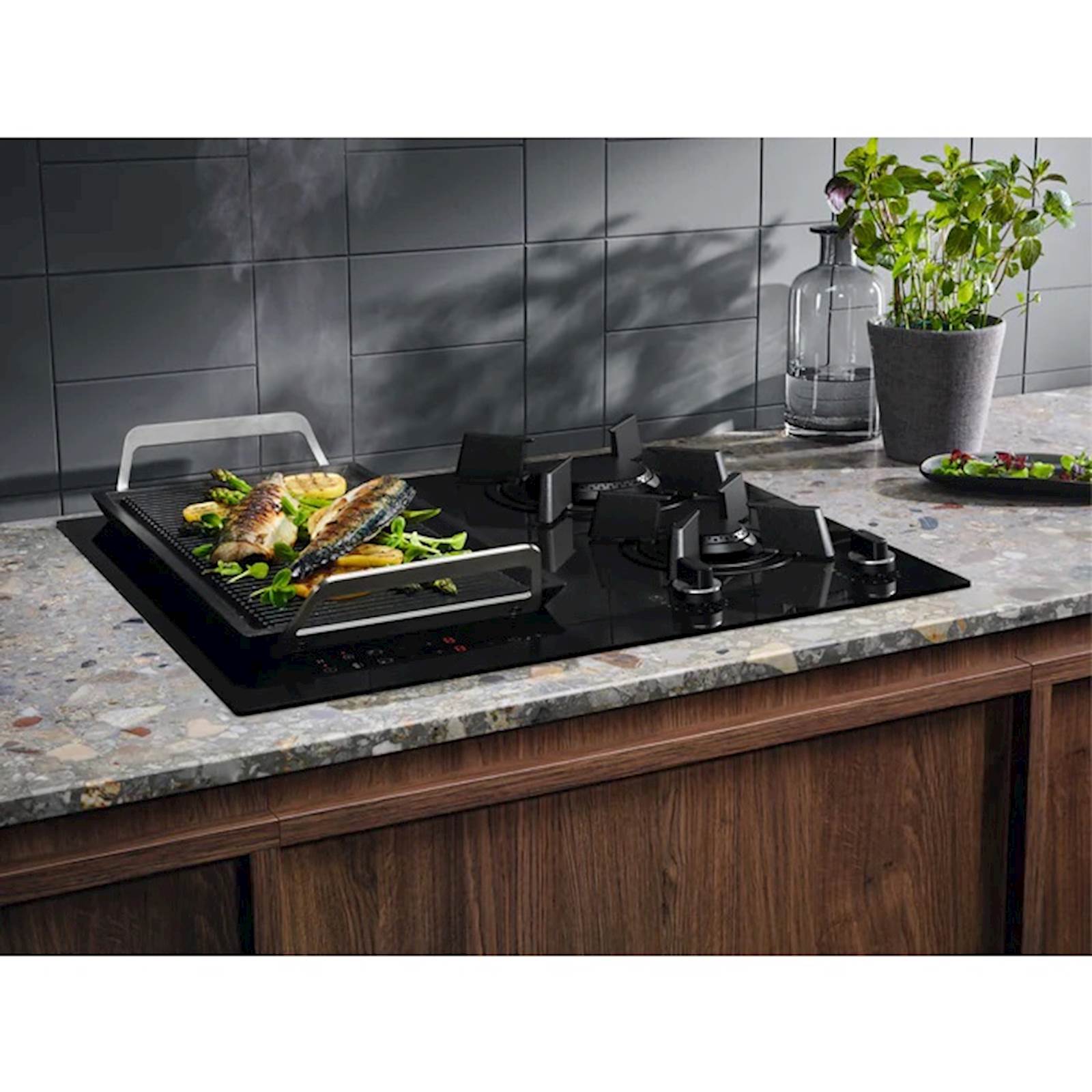 Kuhinjska ploča Electrolux KDI641723K, ind. + plin