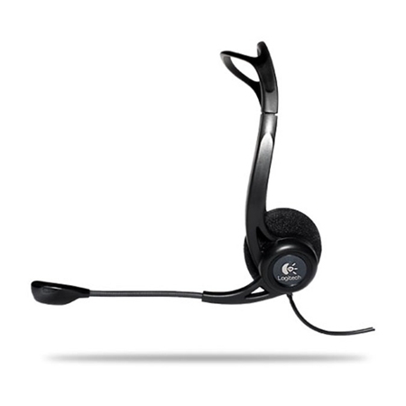 LOGITECH PC960 Corded Stereo Headset BLACK - USB