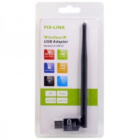 Pix-Link LV-UW10 USB WiFi Adapter 150Mbps