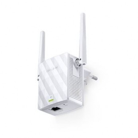 Repeater TP-Link  TL-WA855RE, 300Mbps Wireless N Wall Plugged Range Extender, Qualcomm, 2T2R, 2.4GHz, 802.11b/g/n, 1 10/100M LAN, Ranger Extender button, AP & Range extender mode, 2 fixed antennas