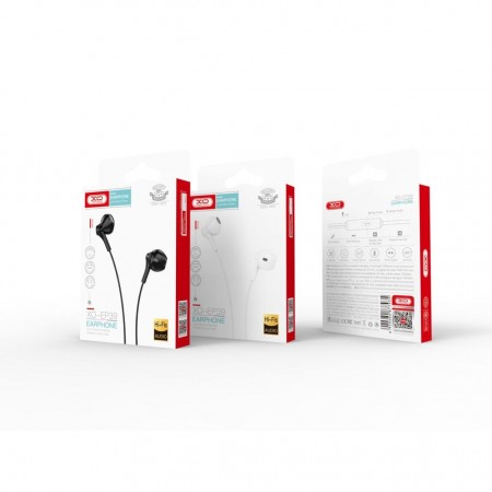 XO In-Ear Slušalice sa mikrofonom EP39 Black