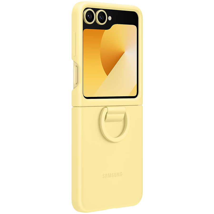 Samsung Galaxy Z Flip6 Silicone Case Yellow