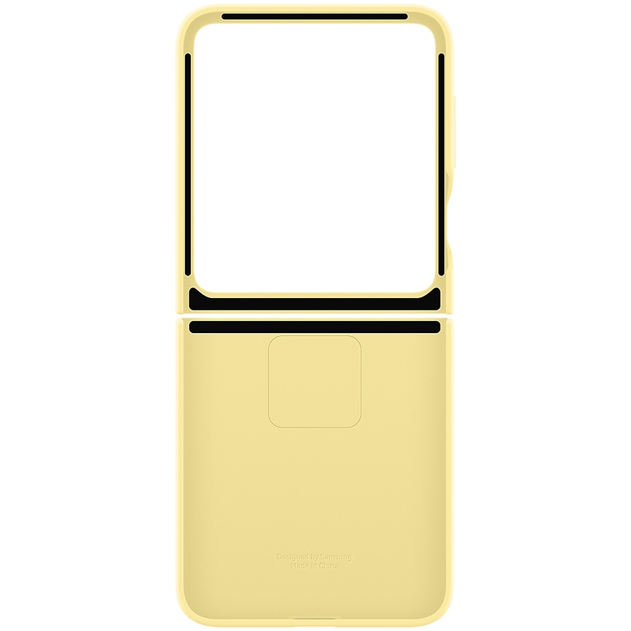 Samsung Galaxy Z Flip6 Silicone Case Yellow