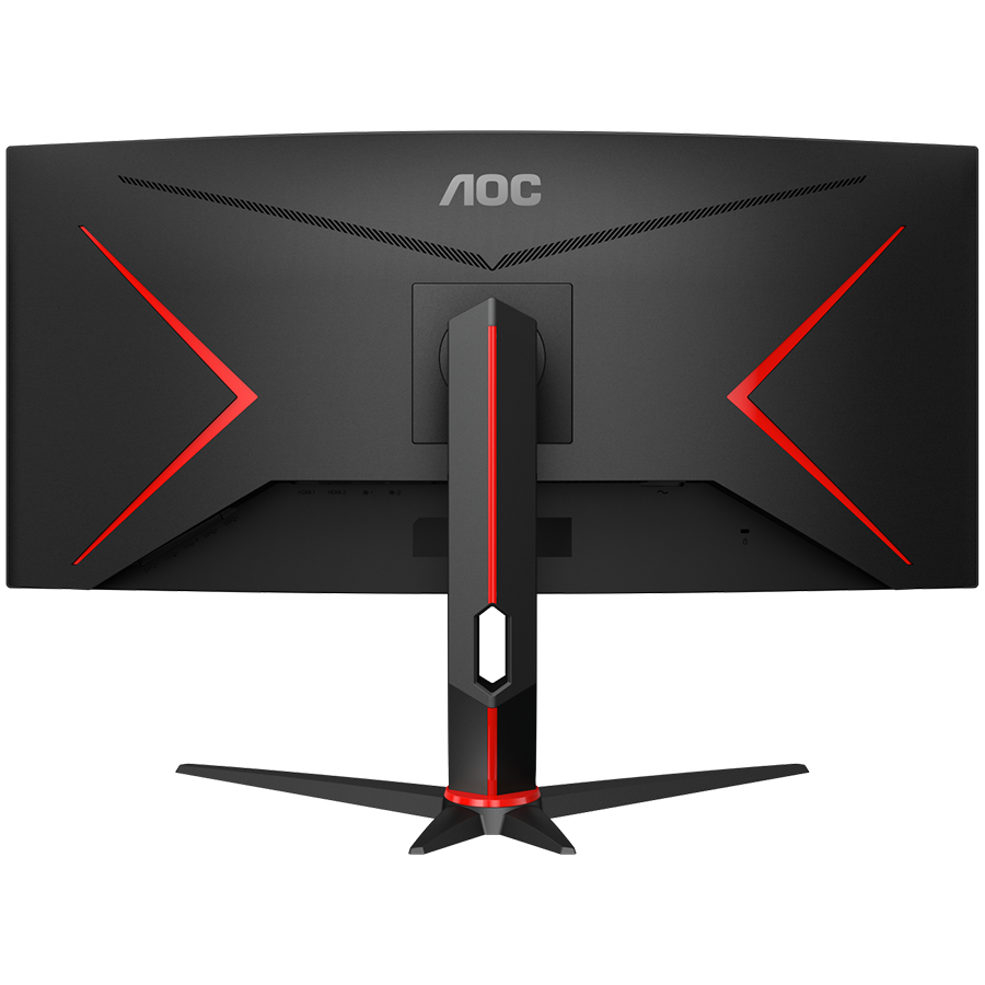 AOC Monitor Gaming CU34G2XP 34” Curved VA, 21:9, 3440x1440, 180Hz, 1ms, 430 cd/m2, 4000:1, HDMI, DP, PbP, PiP,  Ergonomic, Black-Red, VESA 3y