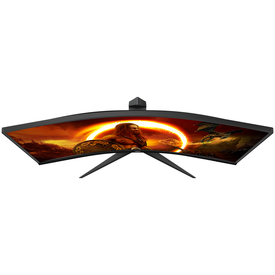 AOC Monitor Gaming CU34G2XP 34” Curved VA, 21:9, 3440x1440, 180Hz, 1ms, 430 cd/m2, 4000:1, HDMI, DP, PbP, PiP,  Ergonomic, Black-Red, VESA 3y