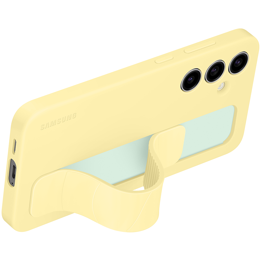 Samsung Galaxy S24 FE Standing Grip Case Yellow