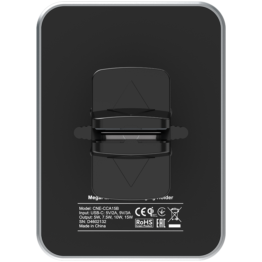 CANYON car charger CA-15 15W Megafix Wireless Magnetic Black