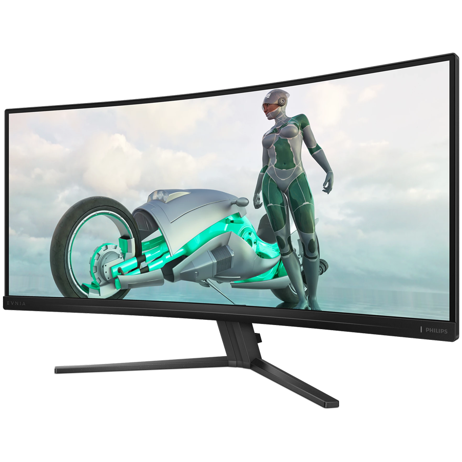 Philips Monitor Evnia 3000 34M2C3500L 34'' Curved VA, 3440x1440 (WQHD), 180Hz, 0.5ms, 300 cd/m², 4000:1, HDR10, 2x HDMI, DisplayPort, Adaptive Sync, 3-year warranty
