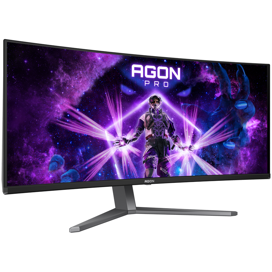 AOC Monitor LED AG346UCD AGON PRO 34" Curved 3440x1440 QD - OLED Freesync Premium Pro 175Hz 0.03ms 3-sided frameless FULL ERGO 2xHDMI 1xDP USB 3.2 HUB Audio