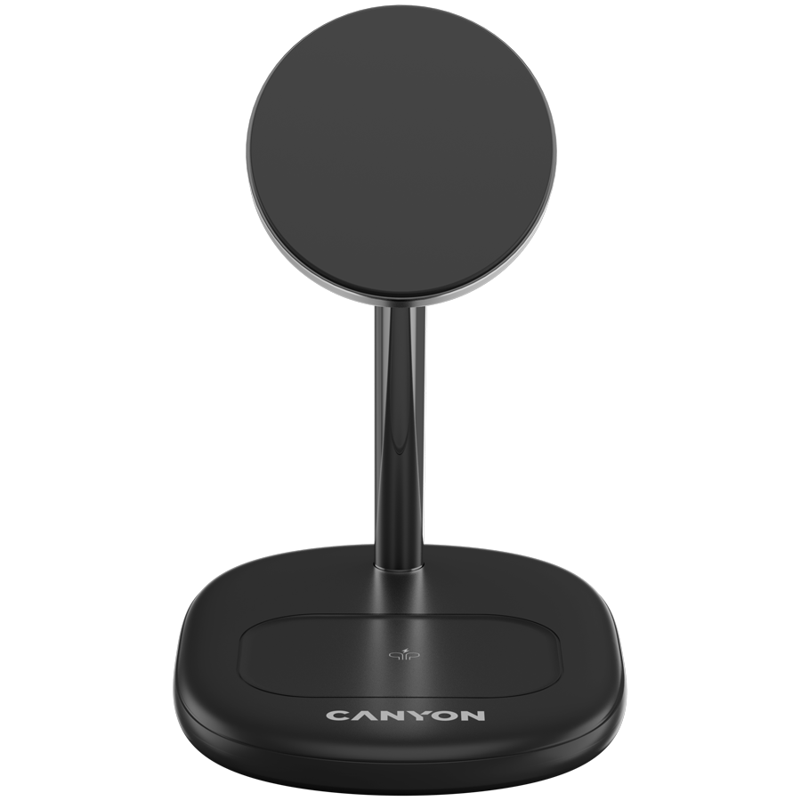CANYON wireless charger WCS-205 15W Qi2 2in1 Black