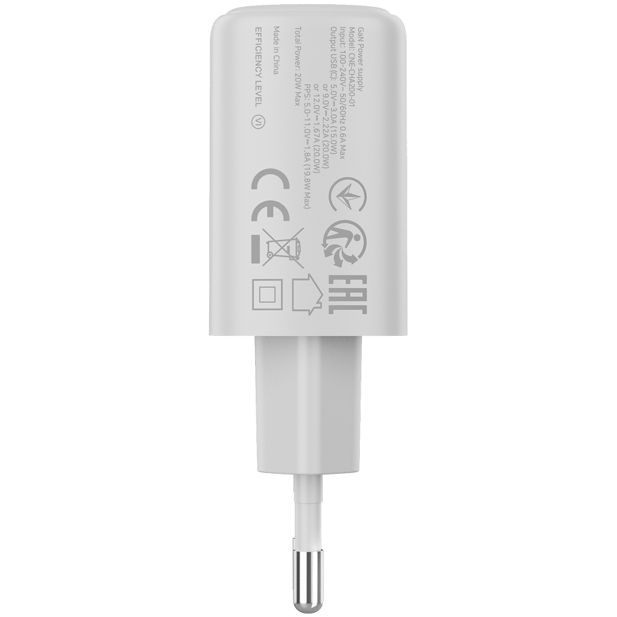 CANYON charger OnCharge 200 20W 1xPD EU White