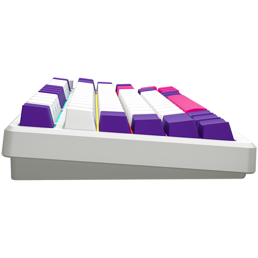 LORGAR KBP7075W, Wireless 75% Mechanical Gaming Keyboard Pro, White, EN layout