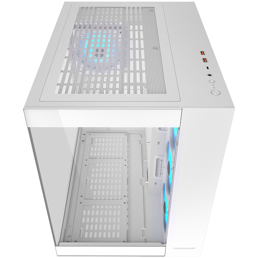 COUGAR FV150 RGB PC Case, Mid tower, White