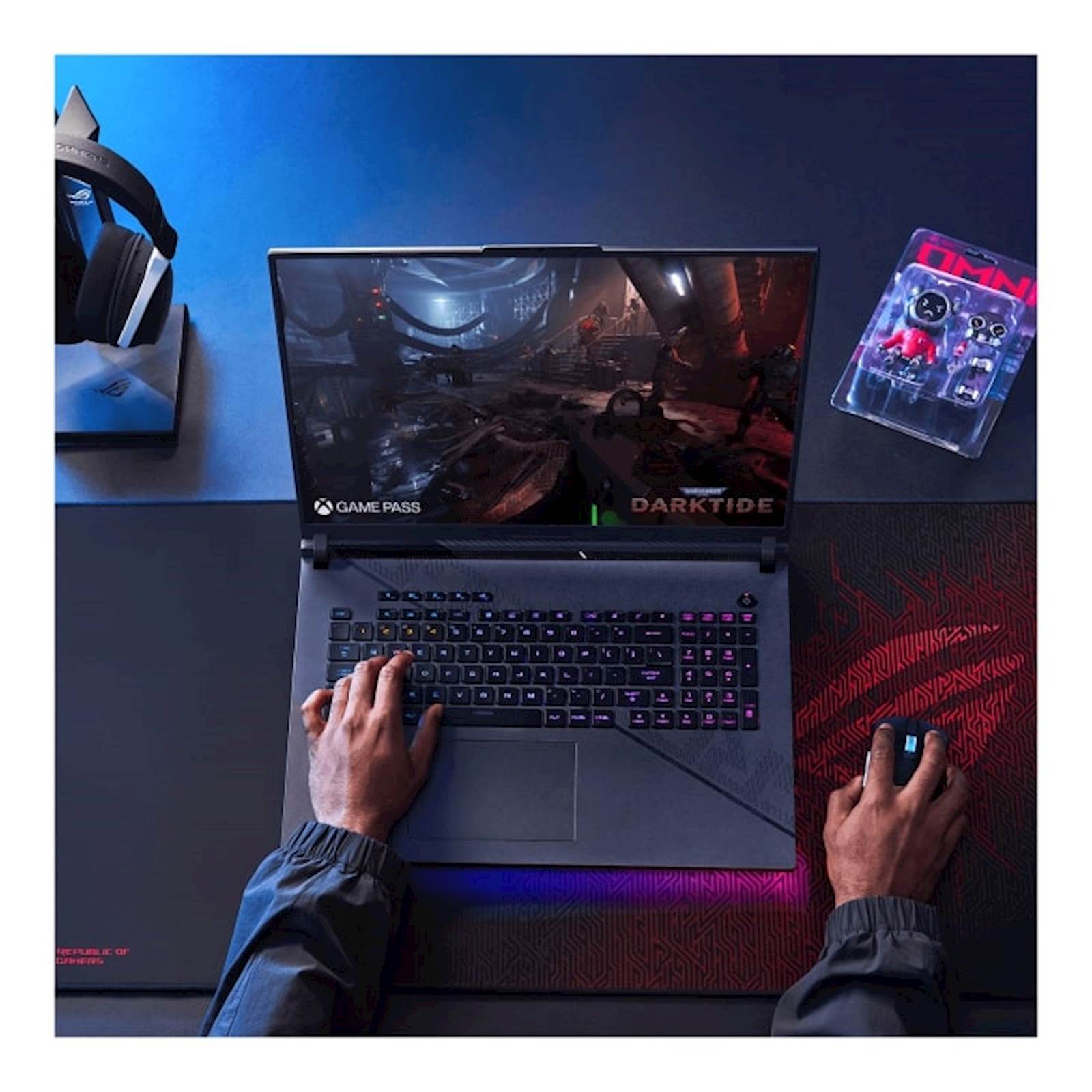 LAPTOP ASUS ROG STRIX G16 G614PH-RV022 16"FHD+165Hz R9-8940HX 16-C/32T 16G s1TB RTX5050 6GB RGB GRY