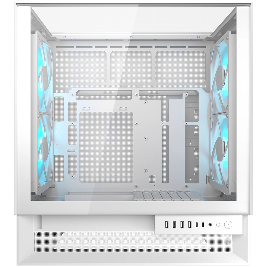 COUGAR OmnyX PC Case, Mid Tower, White