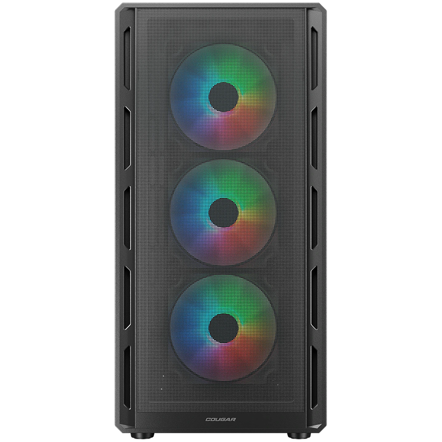 COUGAR AIRFACE PURE RGB PC Case, Mid Tower, Black