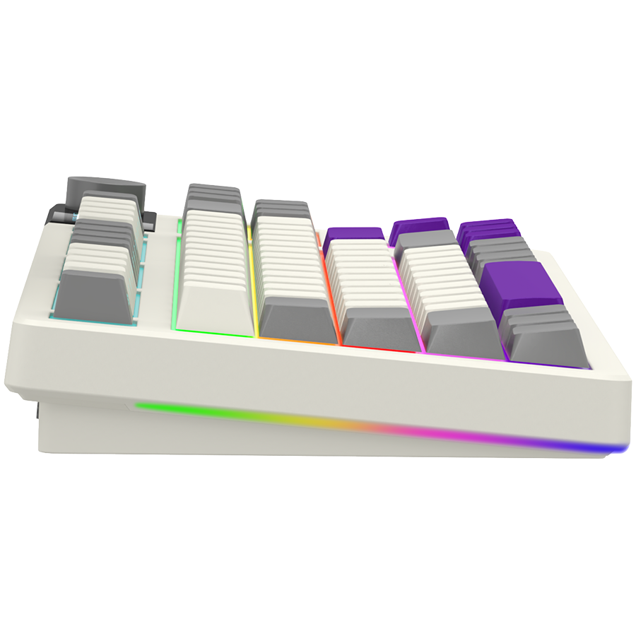 LORGAR KBP70TKLW, Wireless TKL Mechanical Gaming Keyboard Pro, Beige, EN layout