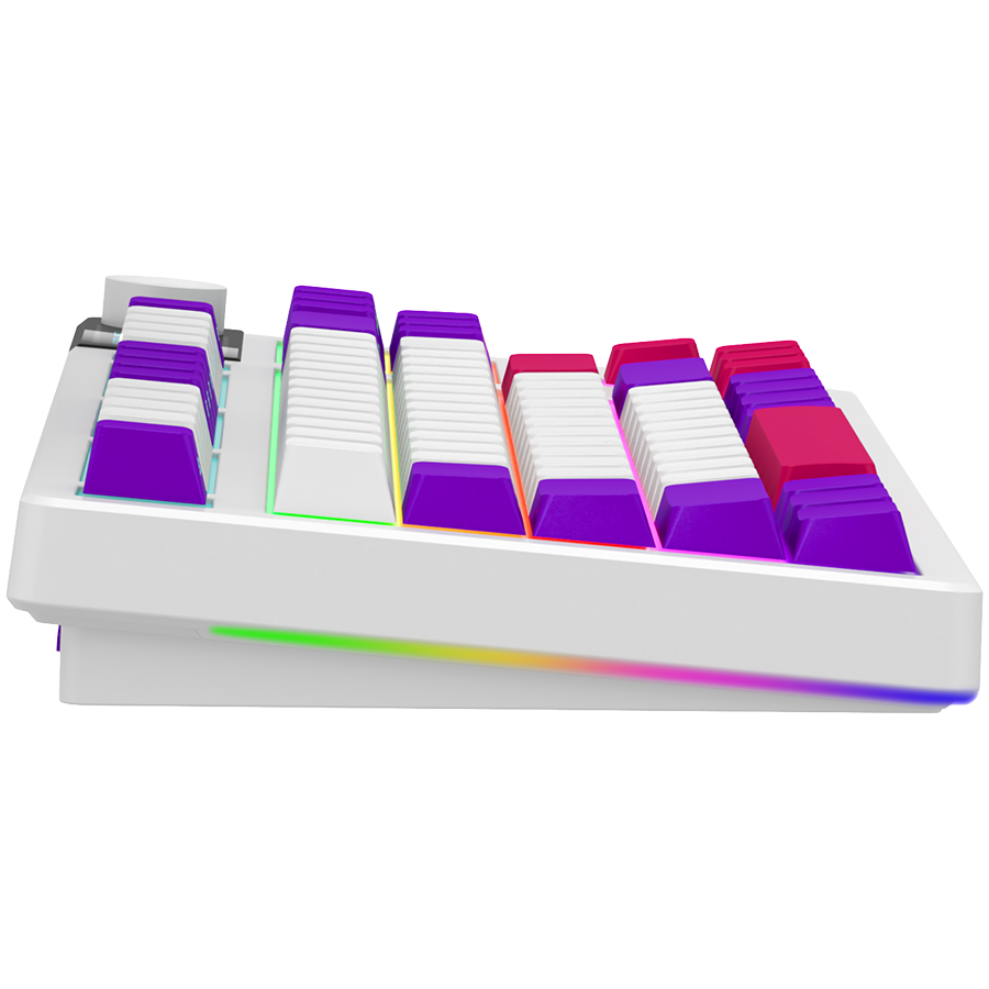 LORGAR KBP70TKLW, Wireless TKL Mechanical Gaming Keyboard Pro, White, EN layout