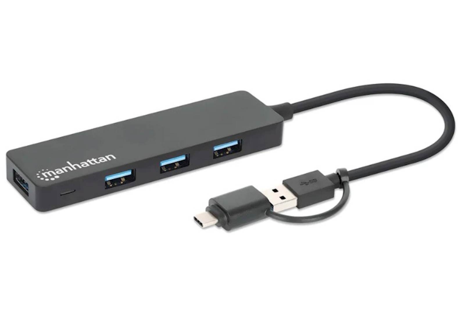 Hub MANHATTAN s 4 USB 3.0 Type-C/Type-A priključka