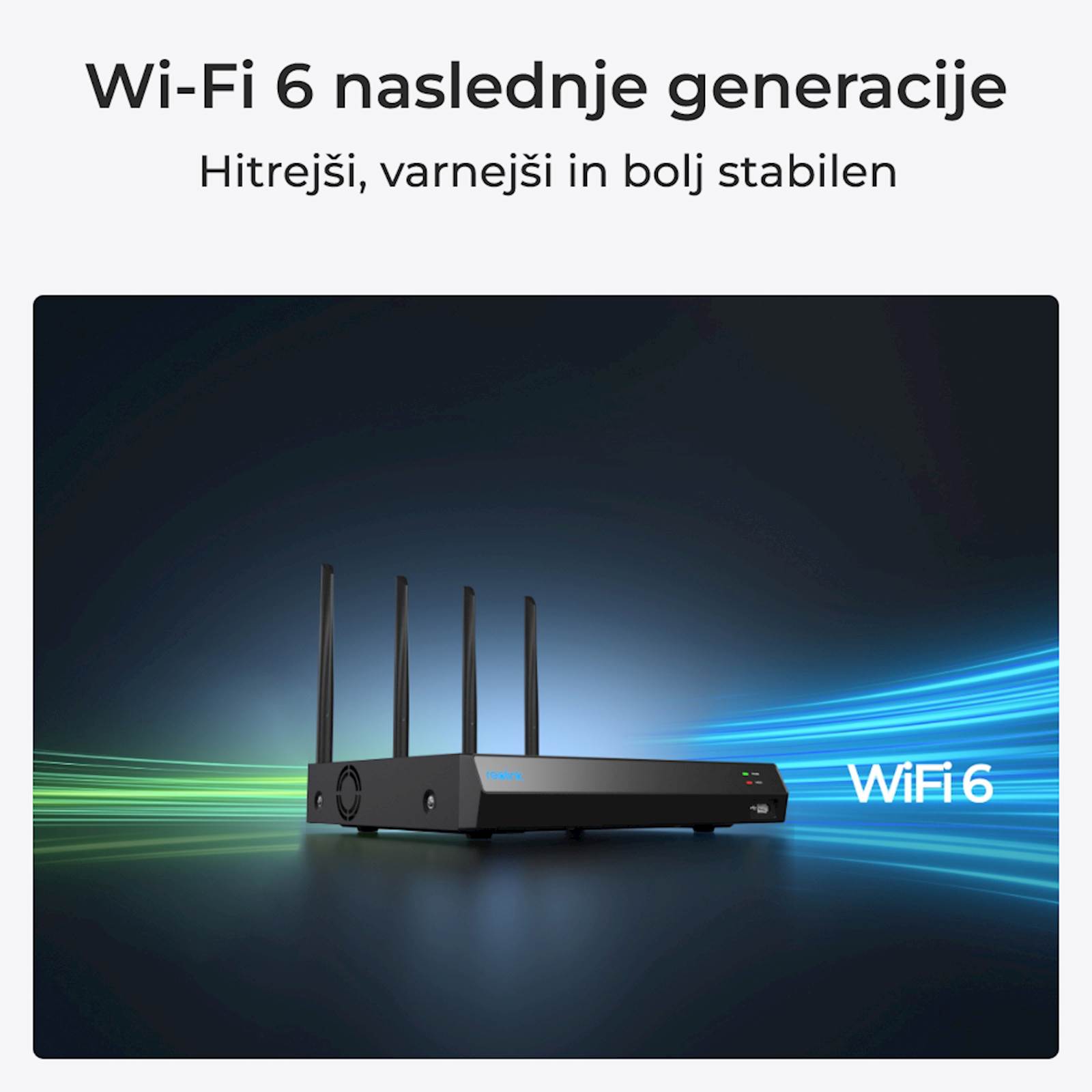 Reolink NVR snimač NVS12W 16MP, Wi-FI 6, 2TB HDD, 12 kanalni NVR