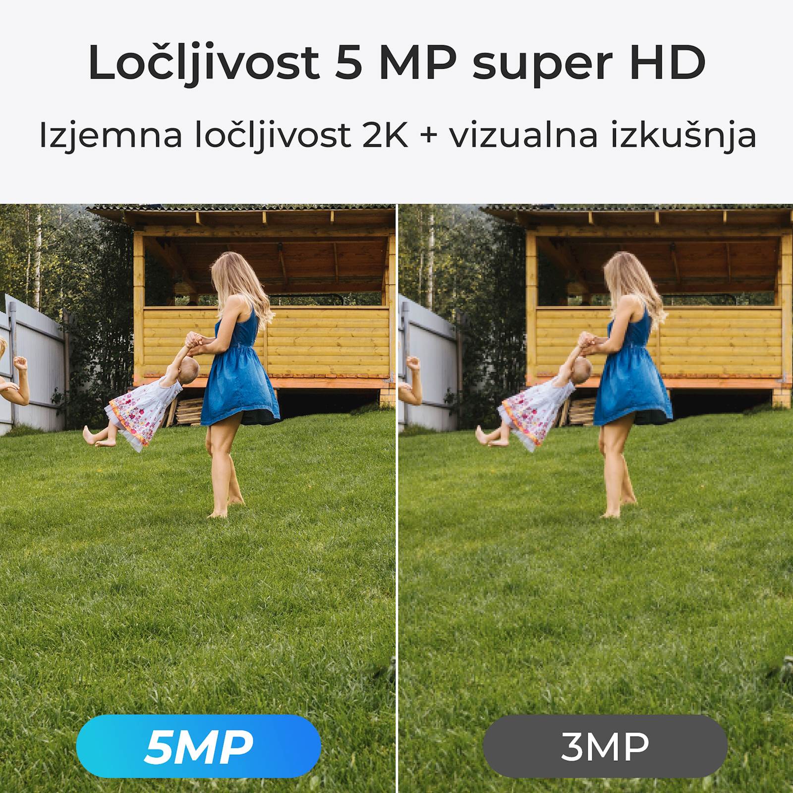 Reolink NVR snimač NVS8-5MB4 5MP, 8 kanalni NVR s 2TB HDD, 4x Kamera POE