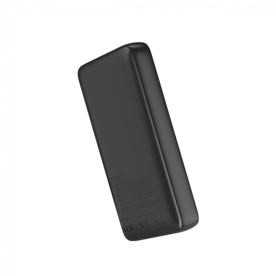 CANYON Power Bank PB-240, 25000mAh PD140W display power bank,Size160.0x82x27 mm Weight 508+-10g, Dark Grey