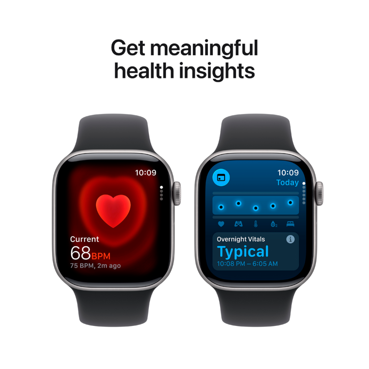 Apple Watch Series 11 GPS 42mm Space Grey Aluminium Case with Black Sport Band - S/M,Model A3331
