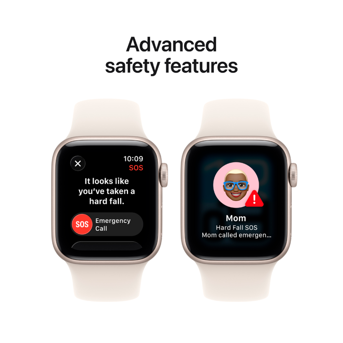 Apple Watch SE 3 GPS 40mm Starlight Aluminium Case with Starlight Sport Band - S/M,Model A3324