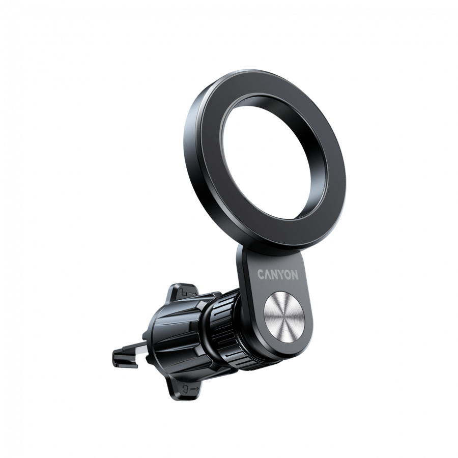 CANYON Magnetic car holder OnGrip 12 suction + air vent Black