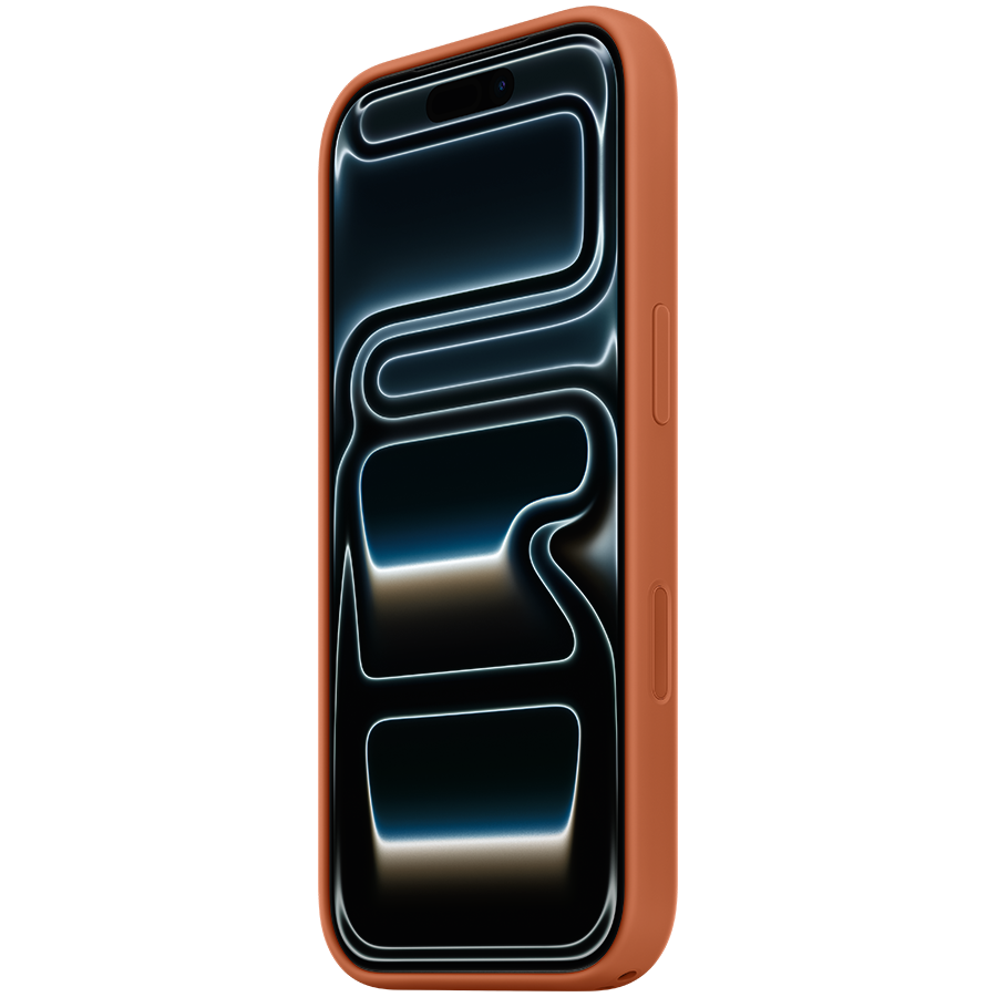 iPhone 17 Pro Silicone Case with MagSafe - Terra Cotta,Model A3559