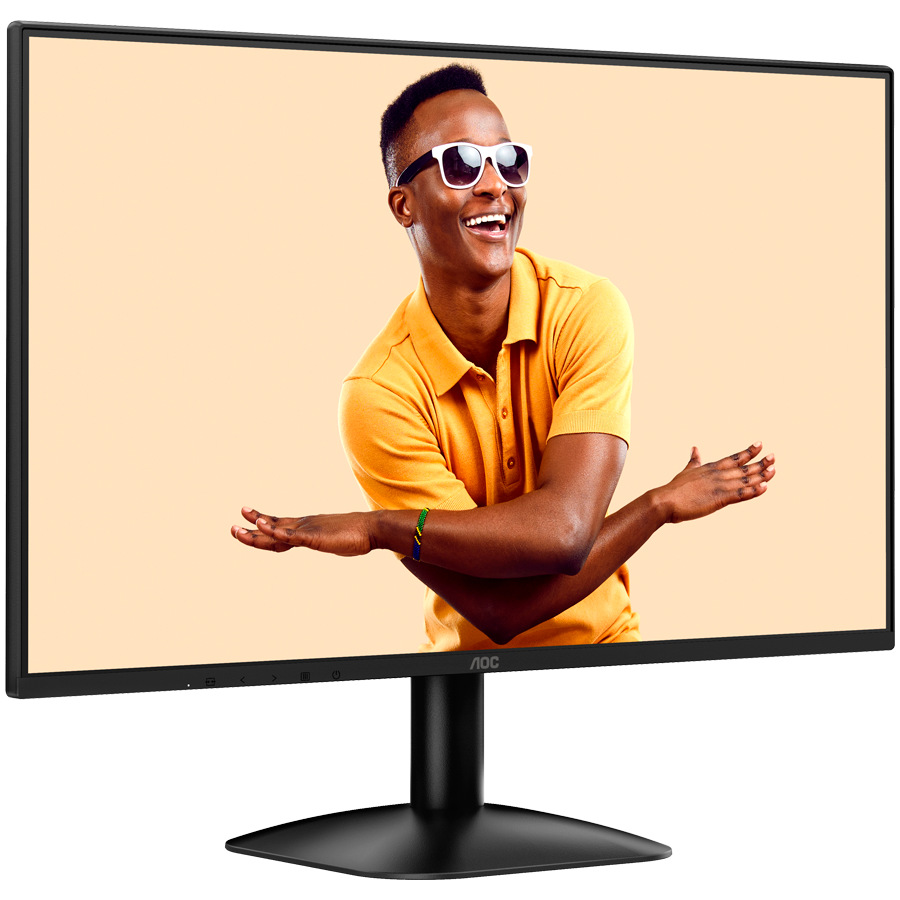 AOC Monitor 24B31H 23.8" IPS, 1920x1080, 120Hz, 1ms MPRT, 300 cd/m2, 1500:1, Adaptive Sync, VGA, HDMI, Tilt, Black, VESA, 3y