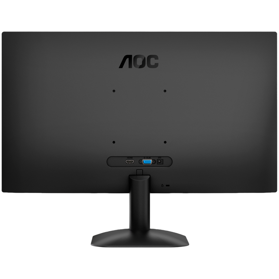 AOC Monitor 24B31H 23.8" IPS, 1920x1080, 120Hz, 1ms MPRT, 300 cd/m2, 1500:1, Adaptive Sync, VGA, HDMI, Tilt, Black, VESA, 3y
