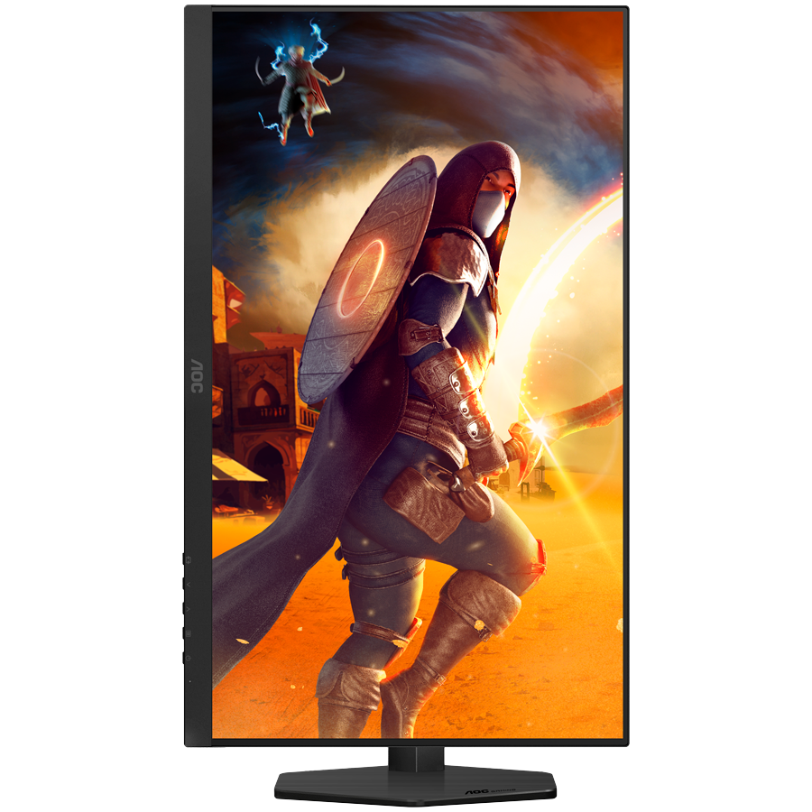 AOC Monitor Gaming U27G4R 27" Fast IPS, 3840x2160, dual frame (4K 160Hz, FHD 320Hz), 1ms (GTG), 400cd/m2, 1000:1, Adaptive Sync, HDR 400, 2x HDMI, 1x DP, USB hub, Full Ergo