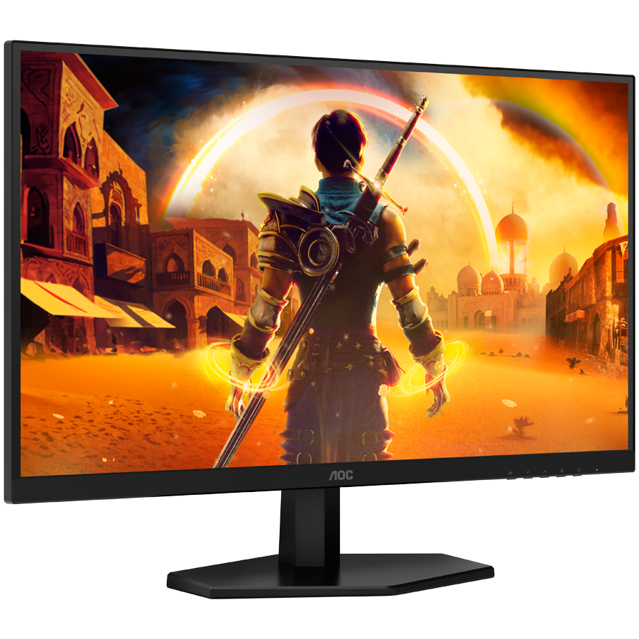 AOC Monitor Gaming 27G42E 27" Fast IPS, 1920x1080, 180Hz, 1ms (GTG), 300 cd/m2, 1000:1, Adaptive Sync, G-Sync Compatible, HDR10, 1xHDMI, 1xDP, Tilt