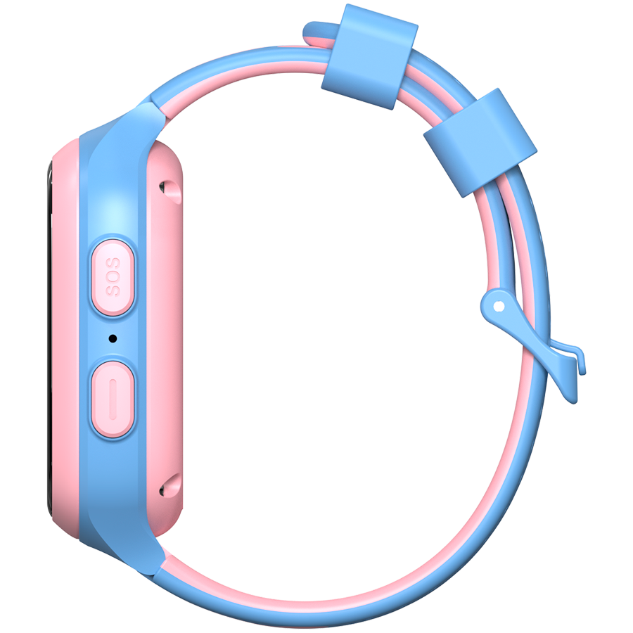 Canyon Kids Watch ZEFIR KW-49 E-SIM 4G GPS WiFi Video Music Games English learning, Pink&Blue