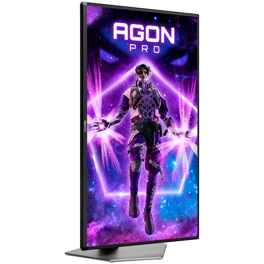 AOC Agon PRO AG326UD 31.5" QD-OLED Gaming Monitor, 4K UHD 3840x2160, 165Hz, 0.03ms, DisplayHDR 400, Adaptive Sync, G-Sync Compatible, 2x HDMI 2.1, 1x DP 1.4, USB hub, Full Ergo, Speakers