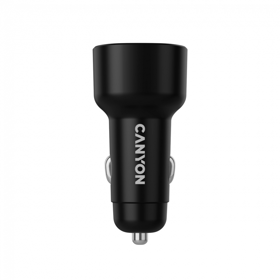 CANYON car charger OnDrive 60 PD 60W 2xUSB-C Black