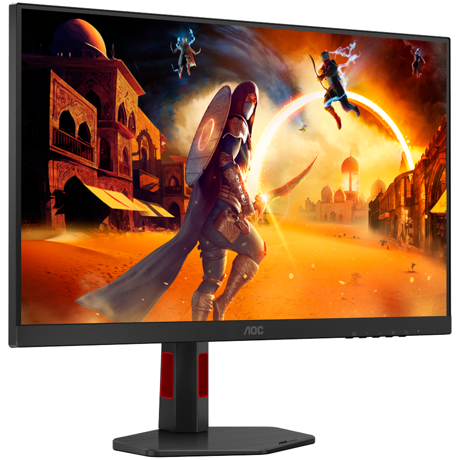 AOC Monitor Gaming Q27G4ZR 27" Fast IPS, 2560x1440, 240Hz (260Hz OC), 0.3ms MPRT (1ms GtG), 400 cd/m2, 1000:1, Adaptive Sync, G-SYNC compatible, HDR 400, 2x HDMI, 1x DP, Speakers, Full Ergo