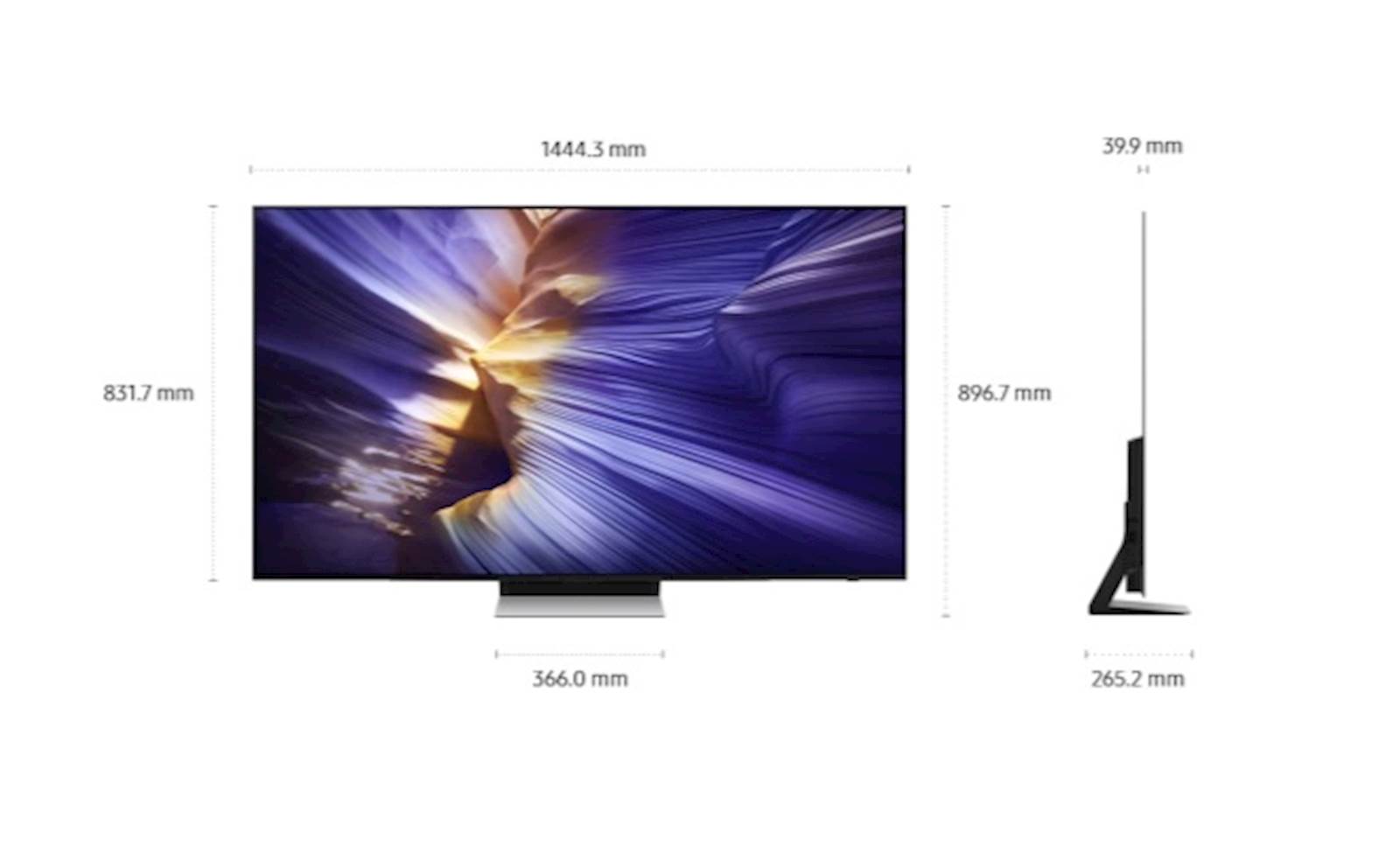 TV SAMSUNG OLED 4K Vision AI 65" S90F