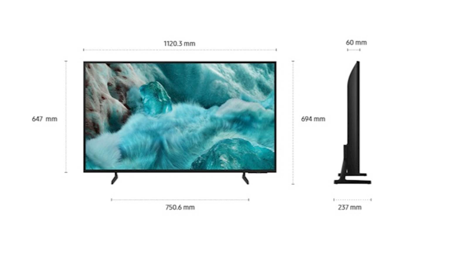 TV SAMSUNG QLED 4K Vision AI 50" Q7F