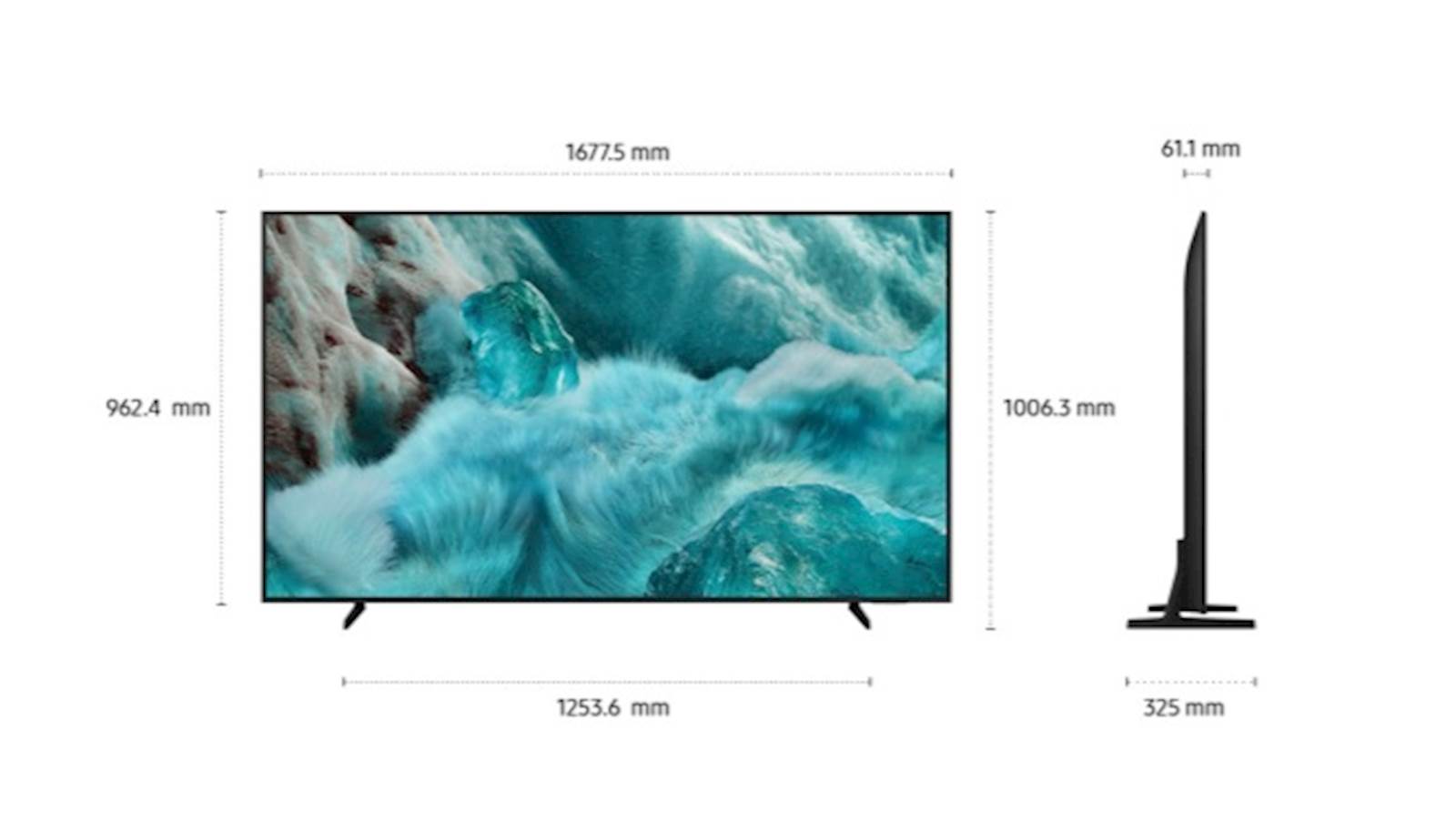 TV SAMSUNG QLED 4K Vision AI 75" Q7F 