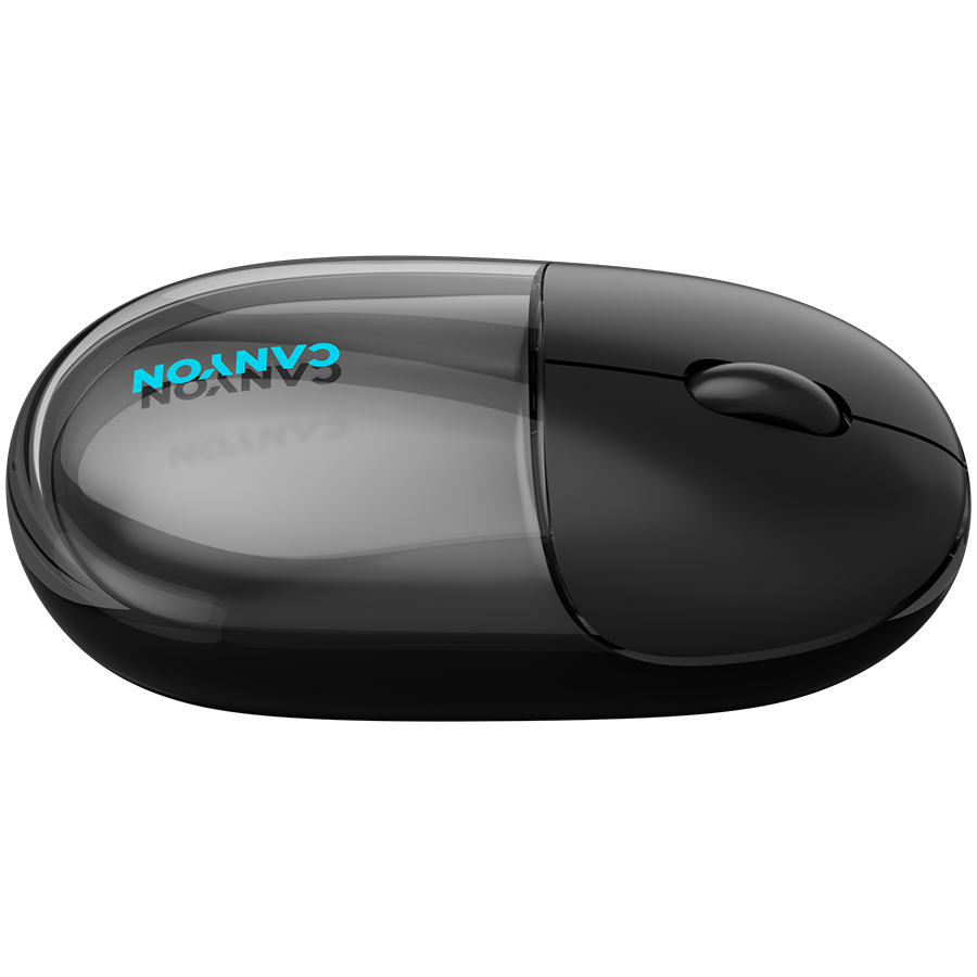 CANYON mouse OnClick 24 BT/ Wireless Transparent/Black