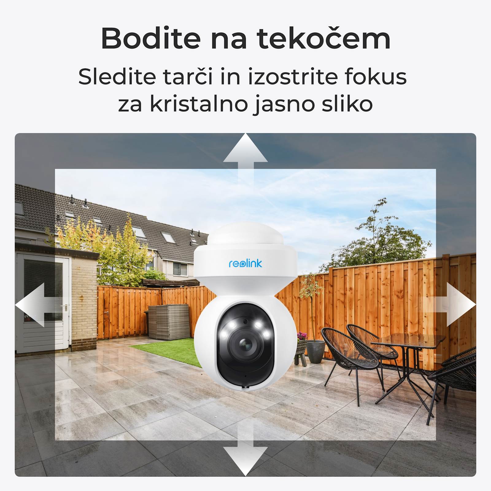 Reolink Ip Kamera E serija E560P 4K, 8MP PTZ, 3x zoom, POE
