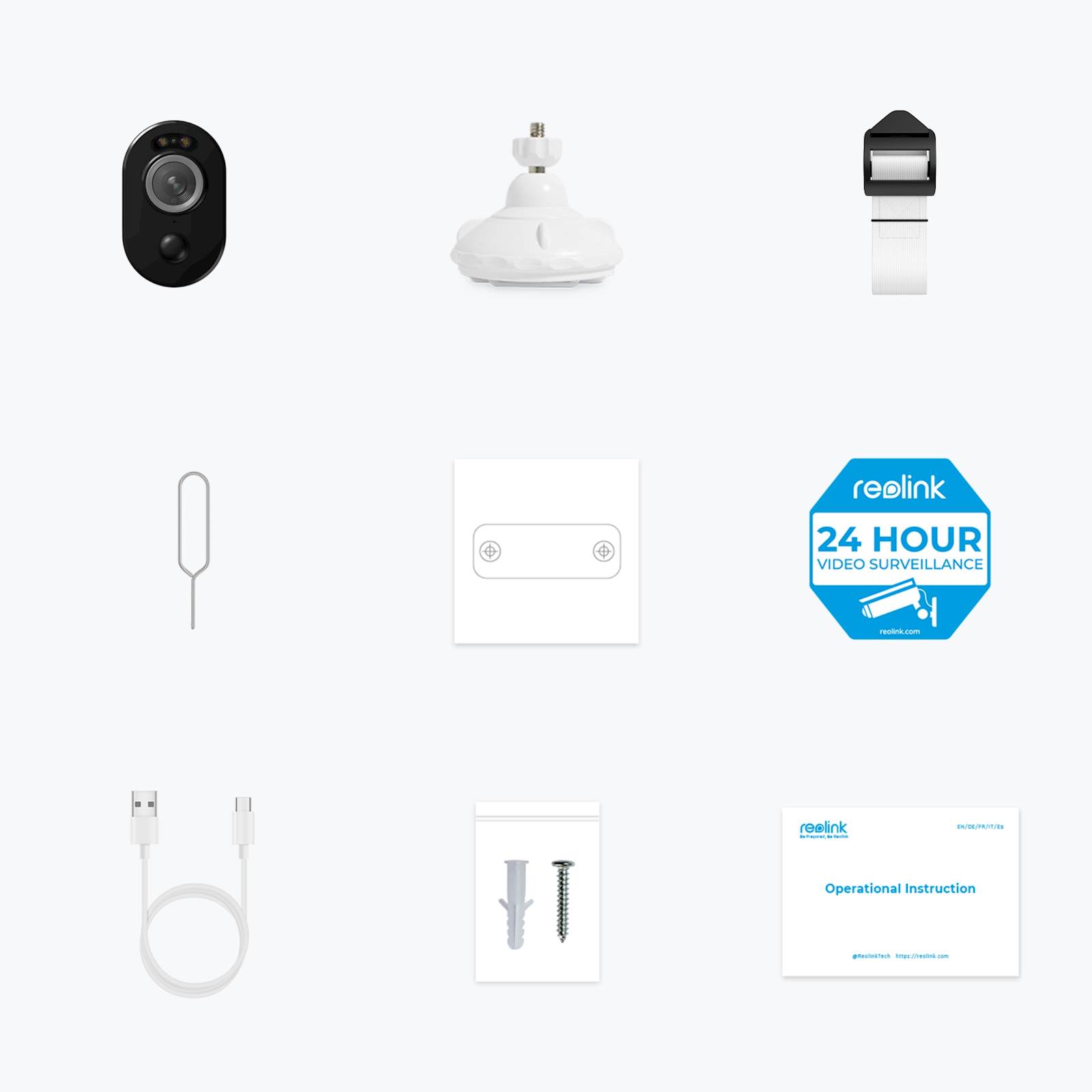 Reolink IP Kamera Argus serija B350 4K, Baterijska