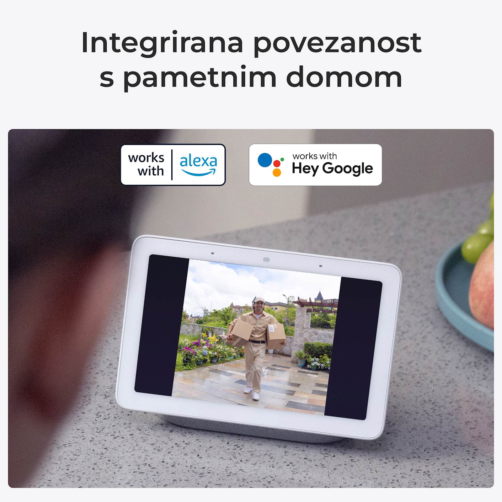 Reolink smart doorbell D340B+ zvono, 2K, Baterijska, PIR, IP65